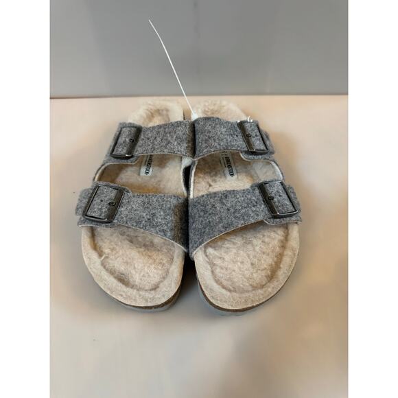 Birkenstock Arizona Rivet Wool Felt Two Strap Slip On  Sandals sz 42 11(W) 9(M) - Picture 3 of 8